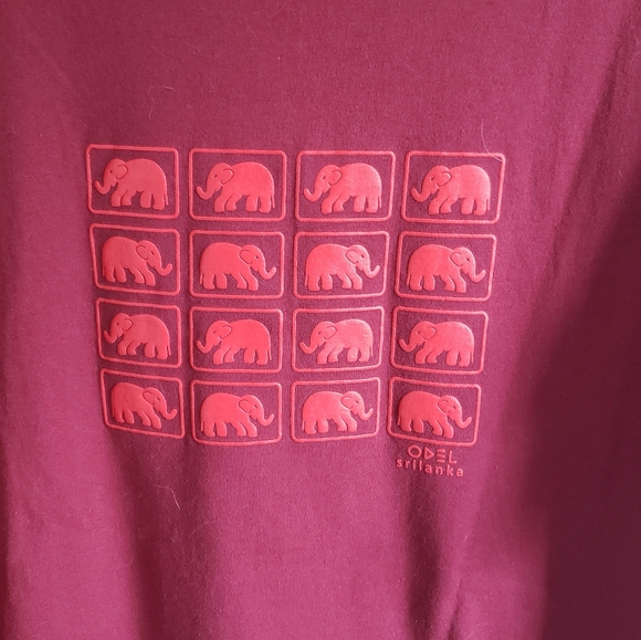 Odel Sri Lanka elephant cotton t-shirt, Men's size M, Medium, new without tags. - Picture 8 of 8